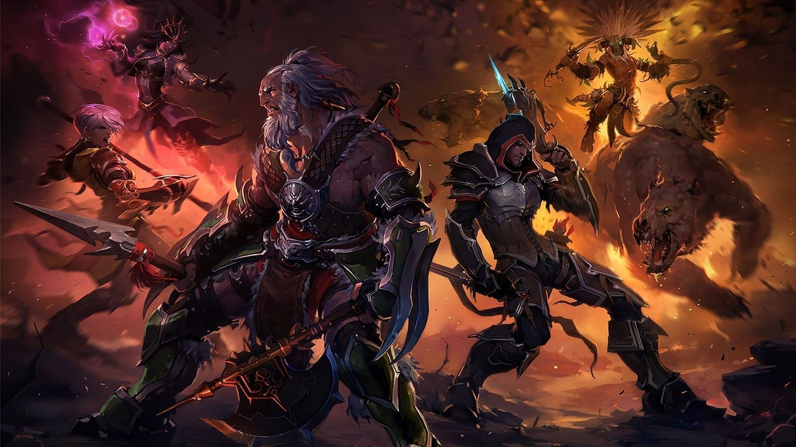 All players in Season 35 benefit from the Pandemonium buff, which builds up stacks as you chain kills (Image via Blizzard Entertainment)